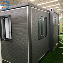 WinFair Expandable Living 20Ft Container Modern Prefabricated Tiny Prefab Portable Beach House 2 Bedroom Luxury With Bathroom