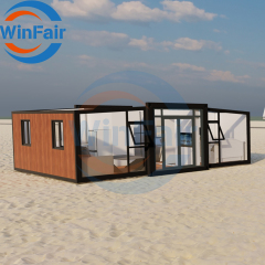 WinFair 2 Bedroom Foldable Tiny House Prefabricated Homes Prefab Modern Luxury Modelar Expandable Living Container Houses