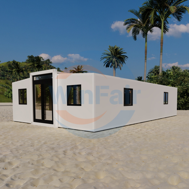 WinFair Mobile Expandable Prefab Living Container Modulair Assemble Home Ready Made Luxury House Prefabricated Homes Villas