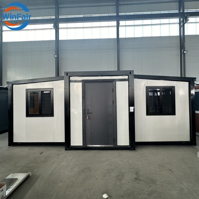 WinFair Tiny Homes Prefabricated Mobile Expandable Container Prefab House 20Ft 2 Bedroom Houses Container With 1 Bathroom