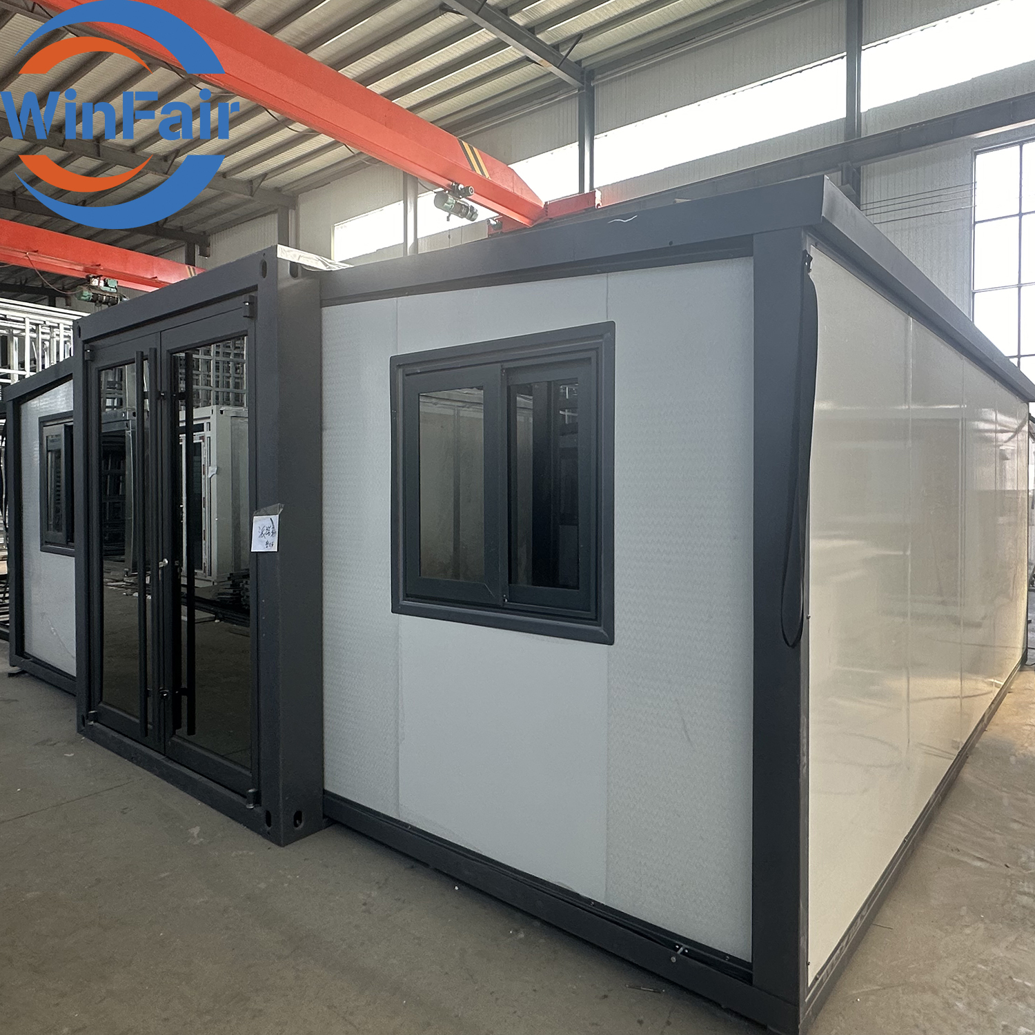 WinFair Prefabricated 2 Bedroom 20Ft Homes Prefab Steel Expandable Container Mobile Villa House Luxury Prefabricated Home