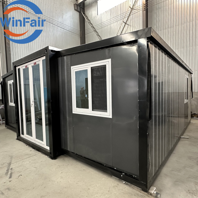 WinFair Home Expandable Prefab Modern 2 Bedroom 20Ft Container Tiny Mobile House Ready For Living Luxury From China
