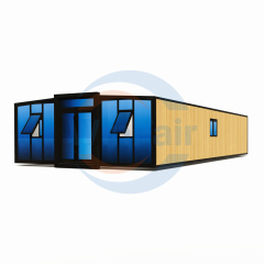 WinFair Foldable Prefab Container Tiny Prefabricated House 40Ft With Glass Push Out Container Expandable Prefabrik House Villas