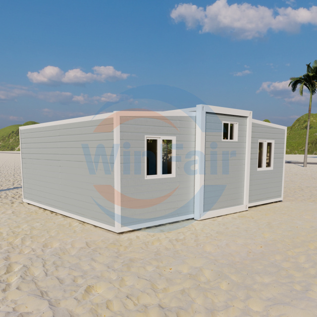 WinFair 20Ft Mobile Foldable Expandable Prefab Container Modelar Tiny Houses With Kitchen And Bathroom From China Luxury