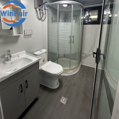 WinFair Luxury Living Expandable Container prefabricated module Tiny Prefab Foldable Mobile Houses For Living With 2 Bathroom