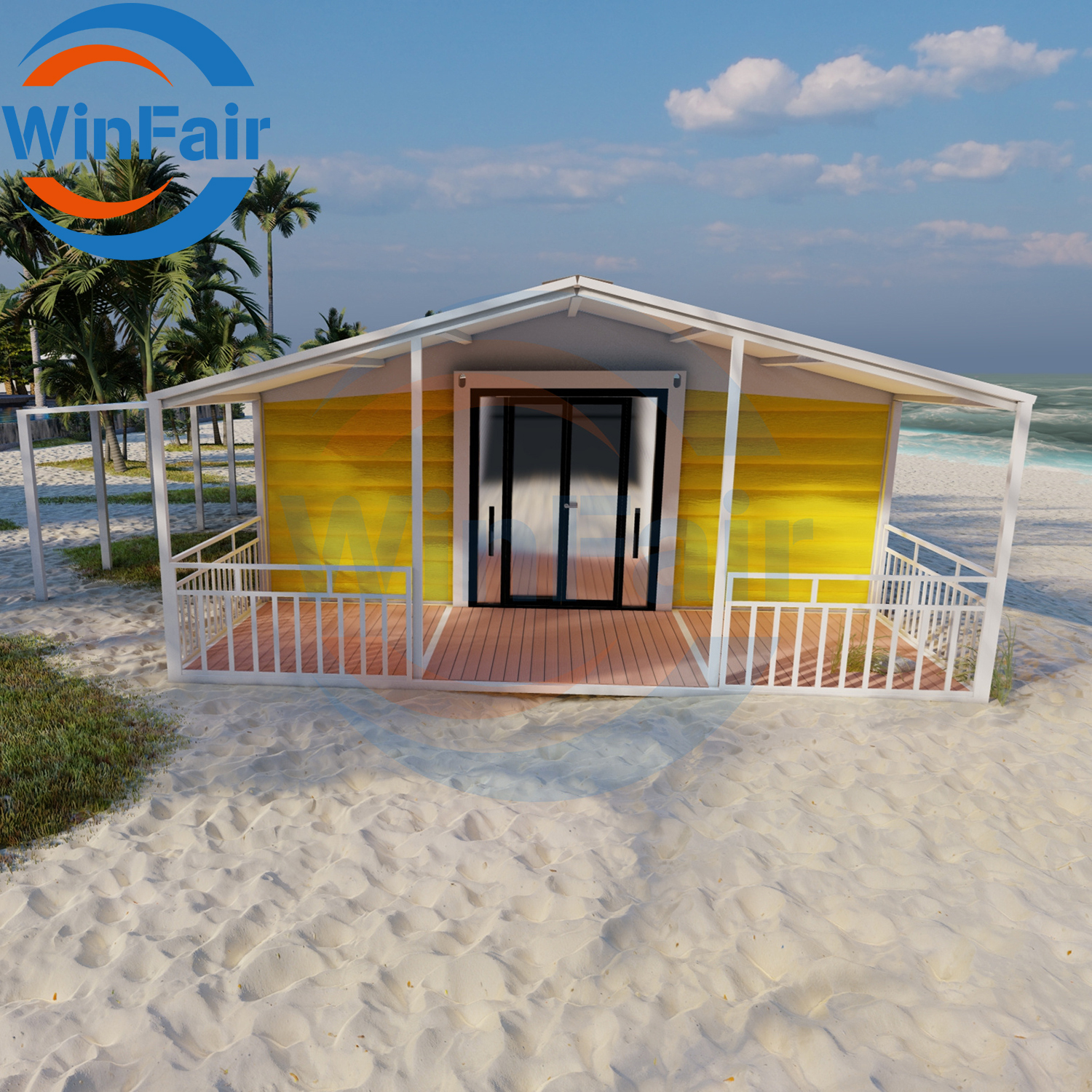 WinFair Modular Expandable Foldable Container House Prefabricated Luxury Homes Modern Low Cost 40Ft Prefab Modern House