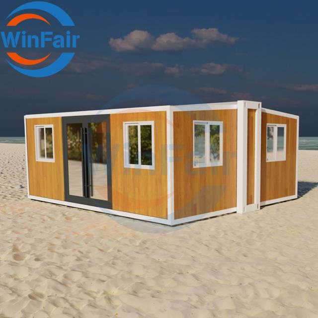 WinFair 20Ft Feet Folding Mobile Extendable Container Expandableprefab Prefabrik House China Prefabricated Homes Villas For Sale