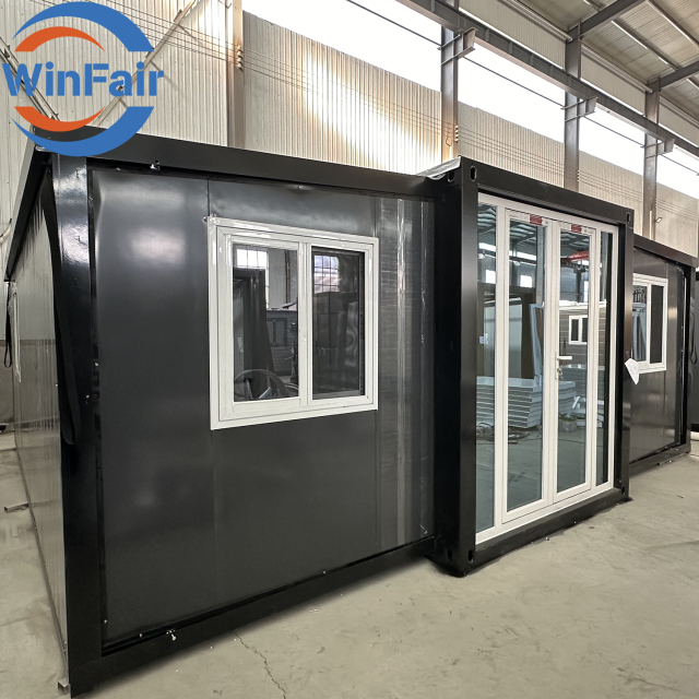 WinFair Luxury Living Expandable Container prefabricated module Tiny Prefab Foldable Mobile Houses For Living With 2 Bathroom