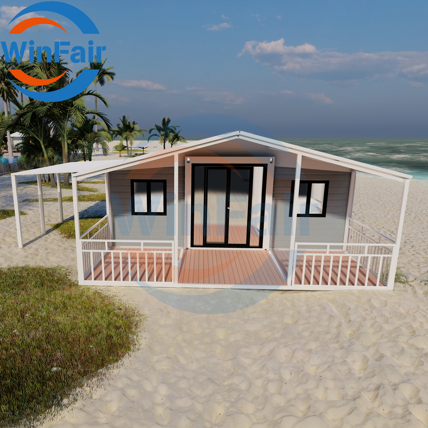 WinFair Living Mobile Expandable Modelar Prefab Modulair Tiny Homes Container 20Ft House Homes Modern Mobile Prefab Tiny House