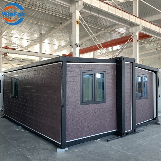 WinFair Tiny Homes Prefabricated 20Ft Australia Extendable Container Ready Made Prefab Beach Houses Under 50K Villas From China