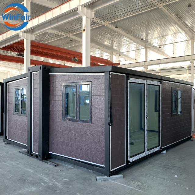 WinFair Tiny Homes Prefabricated 20Ft Australia Extendable Container Ready Made Prefab Beach Houses Under 50K Villas From China