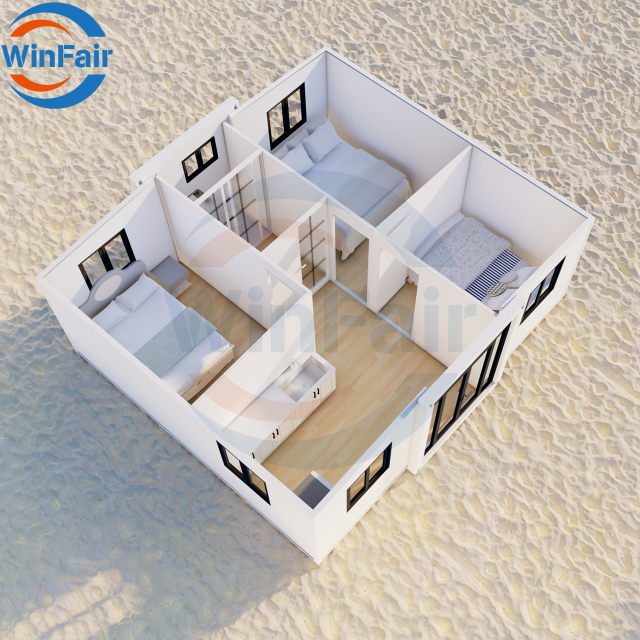 WinFair 20Ft Modern Prefabricated Tiny Prefab Houses Container Modular House 3 Bedrooms Home And Living Room From China Luxury