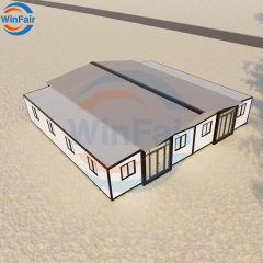 WinFair Portable Prefabricated Foldable Container Expandable Prefab Tiny House 40Ft Luxury Push Out Container Prefabrik House