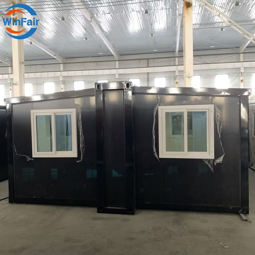 WinFair 20Ft Folding Home Container Prefeb Expandable House Prefabricated Luxury Container Homes Modern Low Cost For Sale