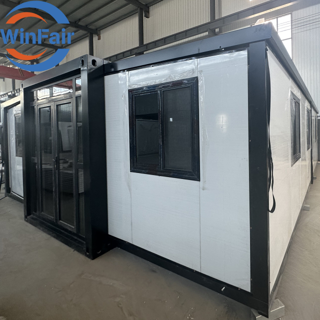 WinFair Mobile 30Ft Expansible Prefab Living Container Luxury House With Restroom Kitchen Modelar Expandable Container Houses