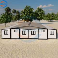 WinFair Portable Prefabricated Foldable Container Expandable Prefab Tiny House 40Ft Luxury Push Out Container Prefabrik House