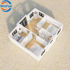 WinFair Tiny 3 Bedroom Prefab Portable Mobile Extendable Container House Ready For Living Luxury With Kitchen And Bathroom