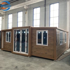 WinFair Mobile Prefab Luxury Expandable Extension Modelar 20Ft Folding 2 Bedroom Container Beach Houses Prefabricated For Sale