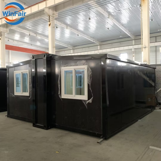 WinFair 20Ft Folding Home Container Prefeb Expandable House Prefabricated Luxury Container Homes Modern Low Cost For Sale
