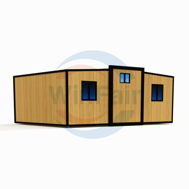 WinFair 20Ft Foldable Portable Homes 2 Bedroom Container Expandable Prefabricated Prefab Beach House Container Villas Under 50k