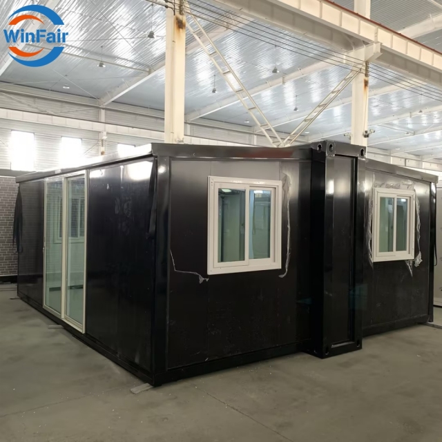 WinFair 20Ft Folding Home Container Prefeb Expandable House Prefabricated Luxury Container Homes Modern Low Cost For Sale
