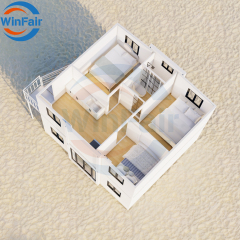 WinFair Luxury Prefabricated China Modular Tiny Homes Prefab Modern Australia Expandable Container Houses Villas To Live In
