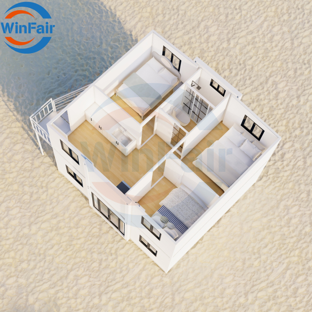 WinFair Luxury Prefabricated China Modular Tiny Homes Prefab Modern Australia Expandable Container Houses Villas To Live In