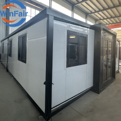 WinFair Mobile 30Ft Expansible Prefab Living Container Luxury House With Restroom Kitchen Modelar Expandable Container Houses