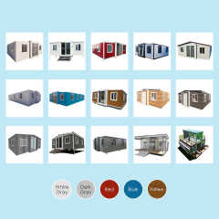 WinFair 20Ft 40 Ft Prefabricated 3 4 5 Bedroom Prefab Folding Push Out Mobile Home Foldable Expandable Container House