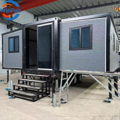 WinFair Luxury Container Modelar Tiny 20Ft Houses 2 Bedroom Homes Modern Mobile Prefab Tiny Luxury Expandable Container House