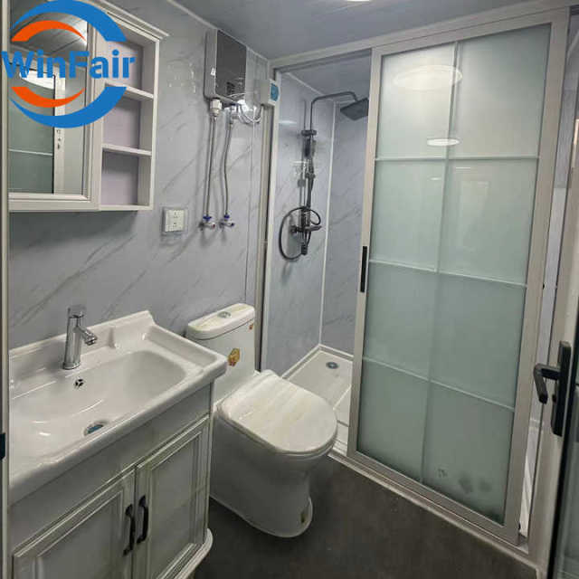 WinFair Luxury Container Modelar Tiny 20Ft Houses 2 Bedroom Homes Modern Mobile Prefab Tiny Luxury Expandable Container House