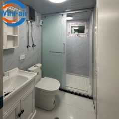 WinFair 20Ft Folding 2 Bedroom Portable Container Expandable Prefab Modulair House Under 50K Prefabricated Homes Modern Luxury