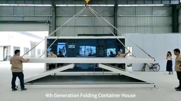 WinFair China Wholesale 20Ft House Folding Container Prefab Modern Tiny House Foldable Prefabricated Homes