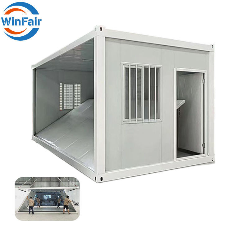 WinFair Luxury Collapsible Container House Price Folding Prefab Home Australia Fordable Foldable Container House 20 Ft