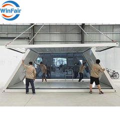 WinFair China 20Ft Fold Out Foldable House Habitaflex Foldable Home Price Luxury Mobile Foldable-hous Foldable Container House