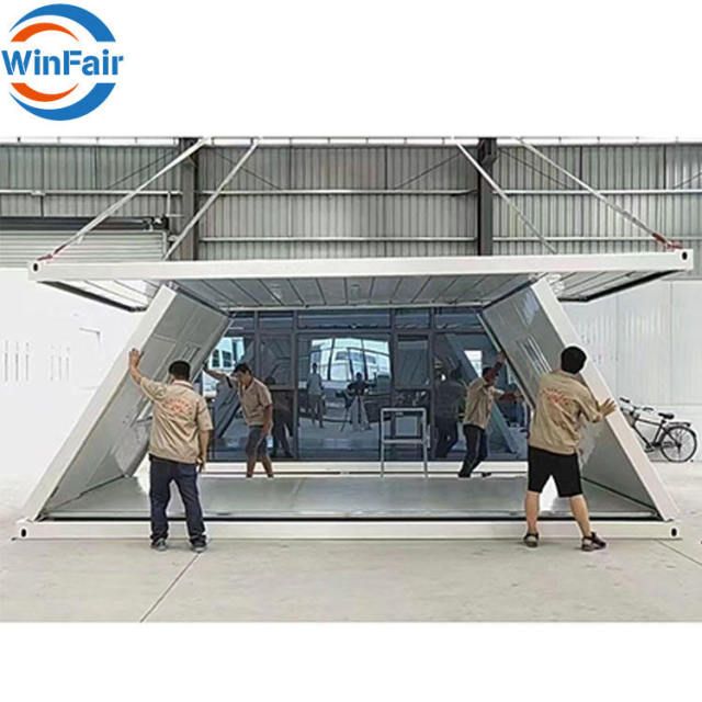 WinFair China 20Ft Fold Out Foldable House Habitaflex Foldable Home Price Luxury Mobile Foldable-hous Foldable Container House