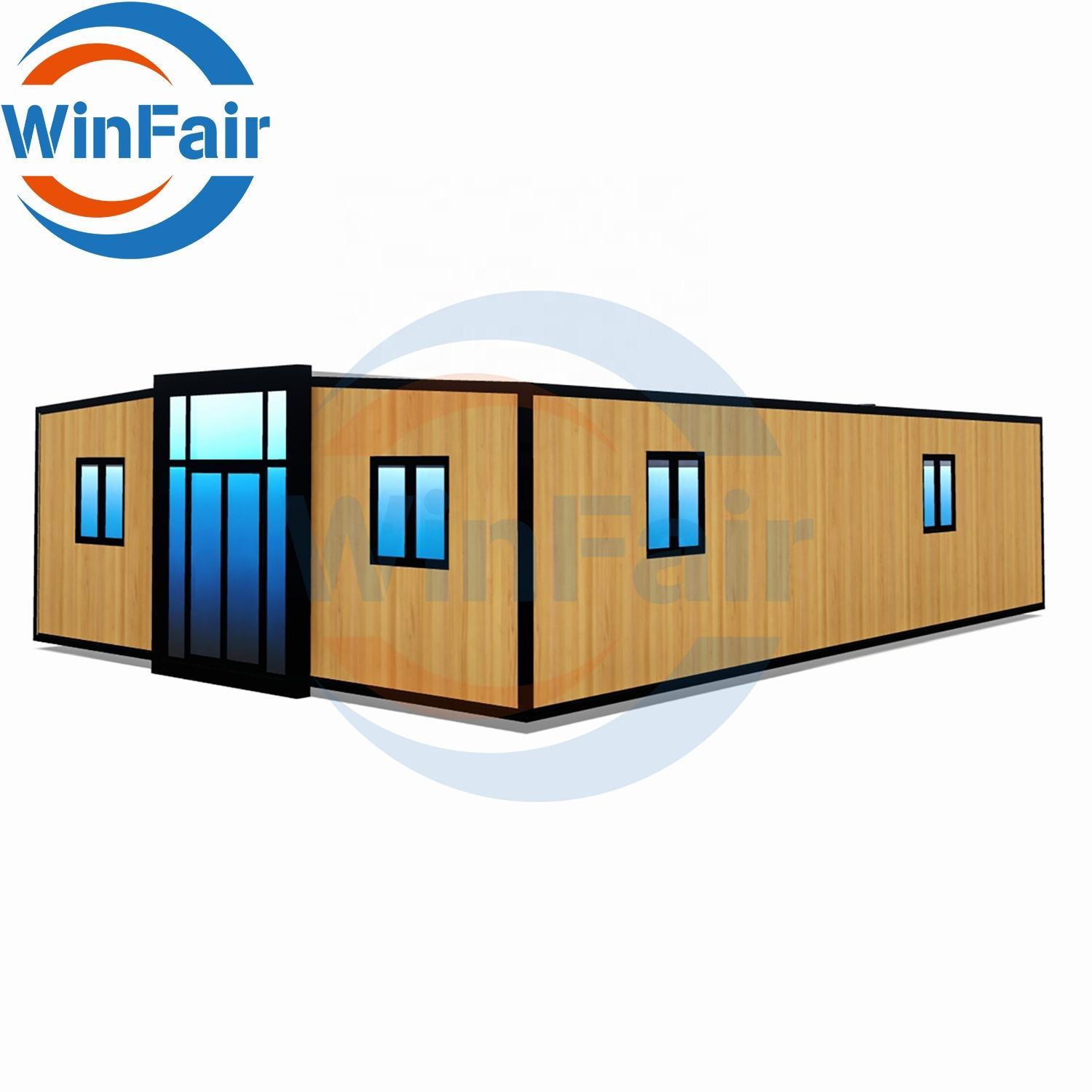 WinFair Prefab Mobile Portable Foldable Expandable Foldable Container Beach House Of 40 Ft Feet With Toilet Luxury House