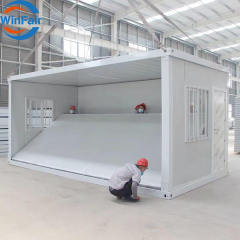 WinFair Very Big Easy Foldable Steel Residential Living Mobile Prefab Home Hotel Camping Fold Out Folding-Container-House