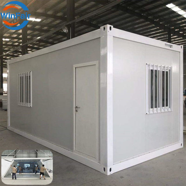WinFair Folding Tiny House Prefabricated Container Houses Australian Standard Portable House Foldable Container Home 20Ft