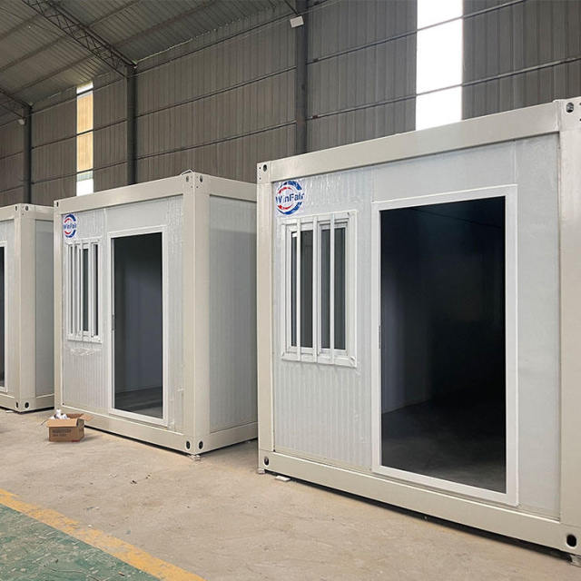 WinFair Fast Build Easy To Install Camps Temporary Shelter Prefab Home Office Folding Foldable Container House