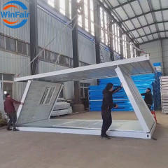 WinFair Prefab Folding Prefabricated Container Homes For Sale Collapsible Foldable Tiny House Folding Container Foldable Ho