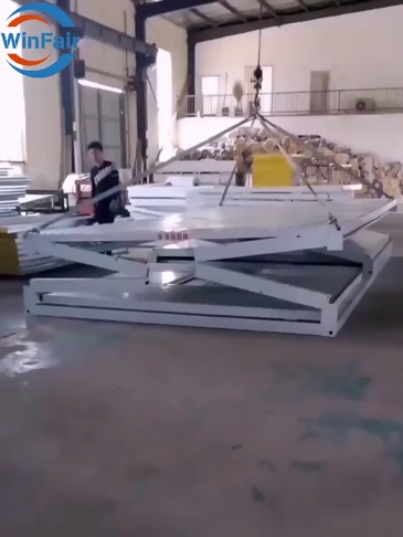 WinFair Fast Install Fold Out Cheap Prefab Home 20ft Office Foldable Prefabricated Container House