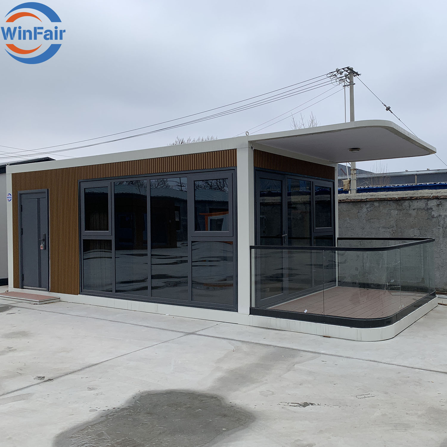 WinFair Quick Installation Quick Install Container Modular Prefab Home Prefabricated Building Container House