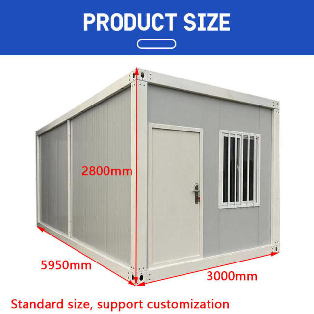 WinFair Office building 20Ft Ready Made Modular Multistory Detachable Prefabricated Home Container House