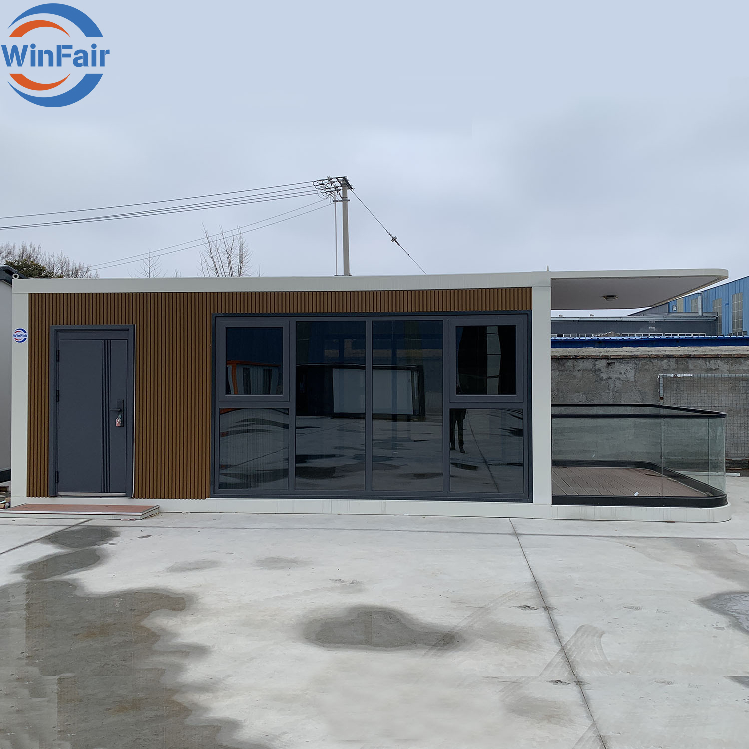 WinFair Quick Installation Quick Install Container Modular Prefab Home Prefabricated Building Container House