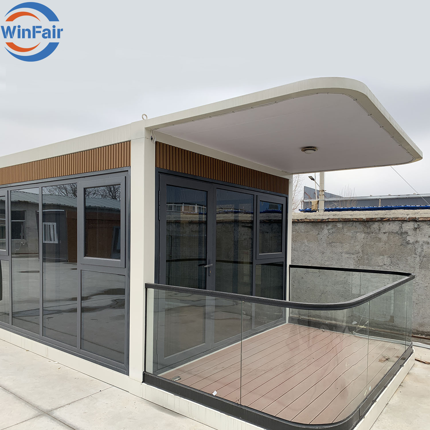 WinFair Quick Installation Quick Install Container Modular Prefab Home Prefabricated Building Container House
