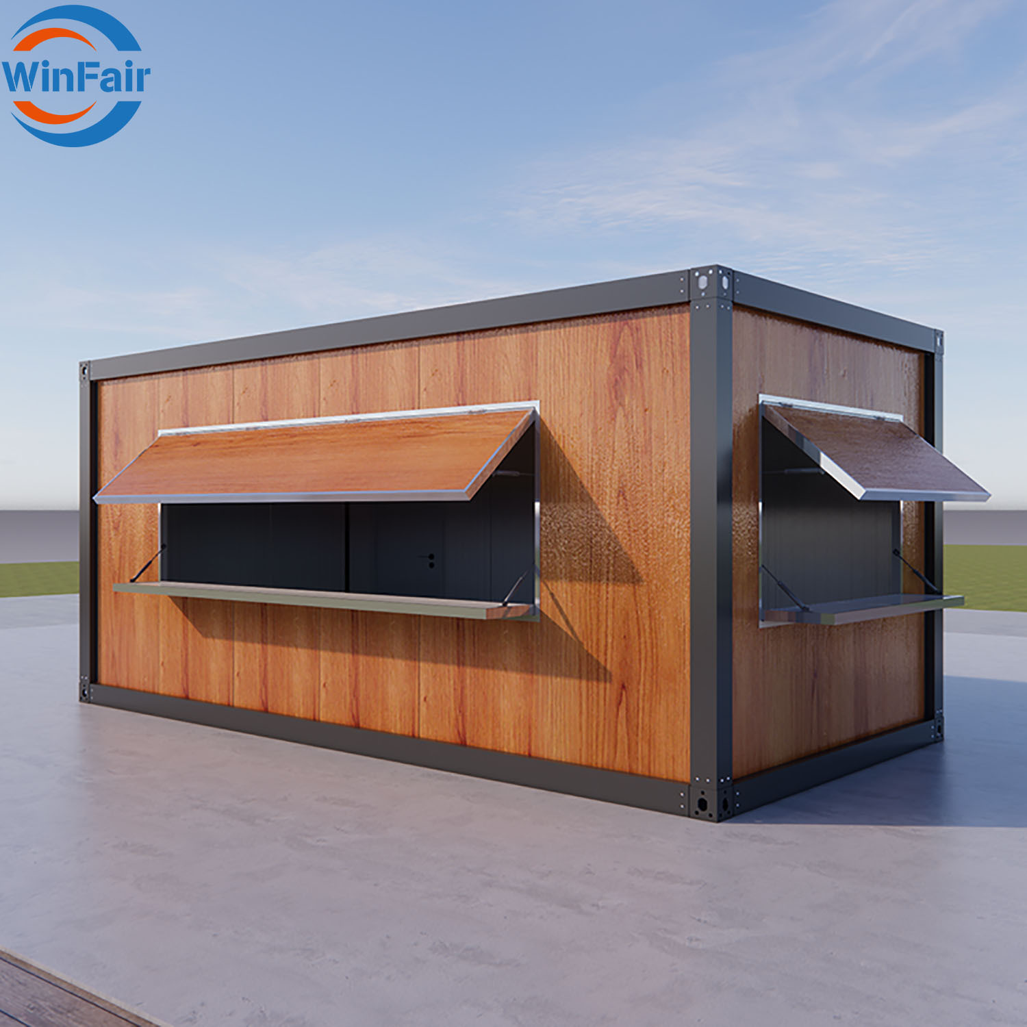 WinFair Cheap Small Modular Homes For Sale Prefabricated 20Ft 40Ft Tiny House Prefab Detachable Container House