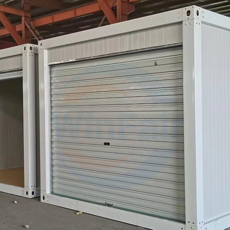 WinFair Prefab Garage Storage Room Detachable 20ft 40ft Modular Home Living Container Homes Mobile Houses
