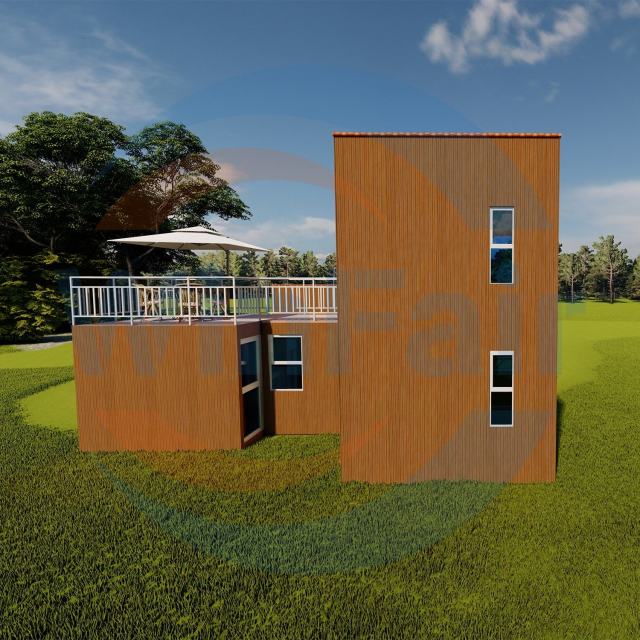 WinFair Ready Modern Luxury Premade House Prefab Prefabricated Modular Homes Shipping Living Movable Container Houses For Sale