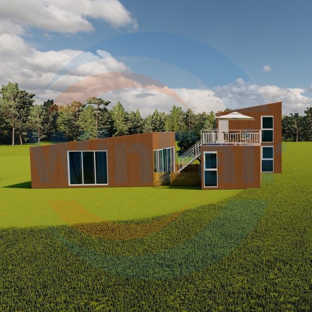 WinFair Ready Modern Luxury Premade House Prefab Prefabricated Modular Homes Shipping Living Movable Container Houses For Sale
